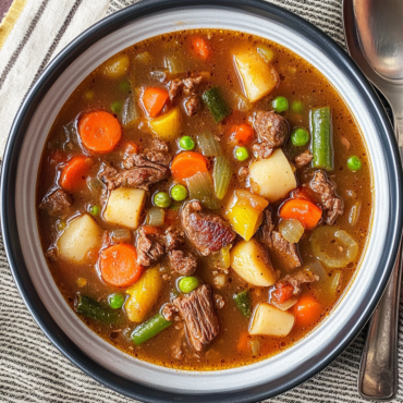 Instant Pot Vegetable Beef Soup
