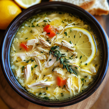 Authentic Greek Lemon Chicken Soup Recipe - Creamy & Comforting