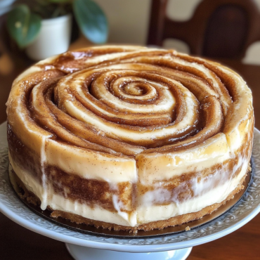 Cinnamon Roll Honeybun Cheesecake Recipe - Sweet & Creamy Dessert Delight