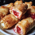 Strawberry Cheesecake Eggroll Bites