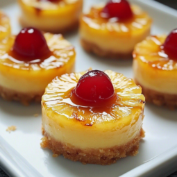 Mini Pineapple Upside-Down Cheesecakes – Easy & Delicious Recipe