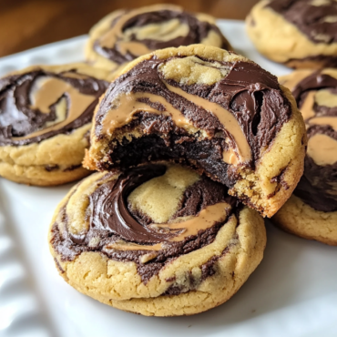 Peanut Butter Brownie Swirl Cookies – Fudgy, Chewy & Irresistible!