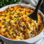 Breakfast Sausage and Cheese Casserole: Easy, Cheesy & Delicious