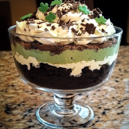 St. Patrick’s Day Brownie Trifle Recipe: Festive, Minty & Delicious Dessert