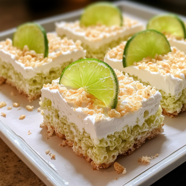 Key Lime Pie Rice Krispie Treats Recipe – Sweet, Tangy & No-Bake Delight