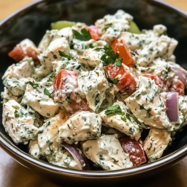 ✅ Tzatziki Chicken Salad Recipe – Healthy, Creamy & Delicious Mediterranean Dish