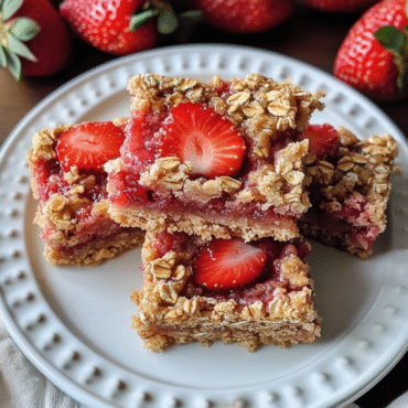 Best Strawberry Oatmeal Bars Recipe (Healthy, Easy & Delicious)