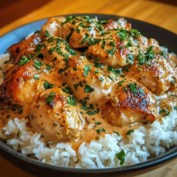 Smothered Chicken and Rice Recipe – Southern Comfort Food Classic