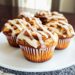 Cinnamon Roll Muffins – Easy No-Yeast Recipe for Fluffy Bakery-Style Muffins