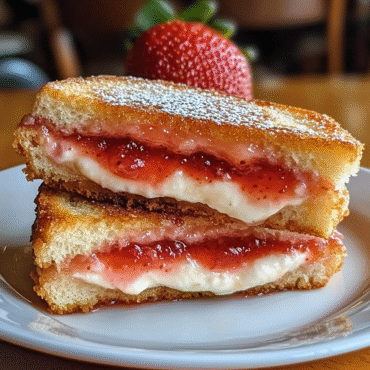 Fried Strawberry Cheesecake Sandwiches – Crispy, Creamy, Sweet Dessert Recipe