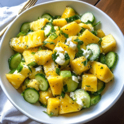 Refreshing Pineapple Cucumber Salad Recipe – Easy, Healthy & Perfect for Summer