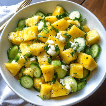 Refreshing Pineapple Cucumber Salad Recipe – Easy, Healthy & Perfect for Summer