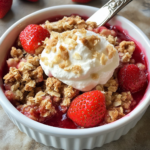 Easy Strawberry Crisp Recipe – Fresh, Sweet & Perfectly Crispy