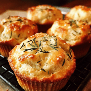 Garlic Rosemary Focaccia Muffins: Easy, Fluffy, and Perfect for Any Meal