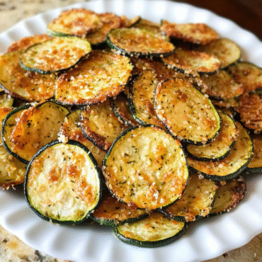 Crispy Baked Zucchini Chips – Easy, Healthy Snack Recipe