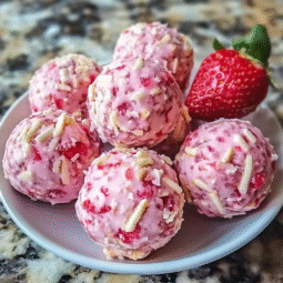 Strawberry Cheesecake Protein Balls – Easy No-Bake Snack Recipe