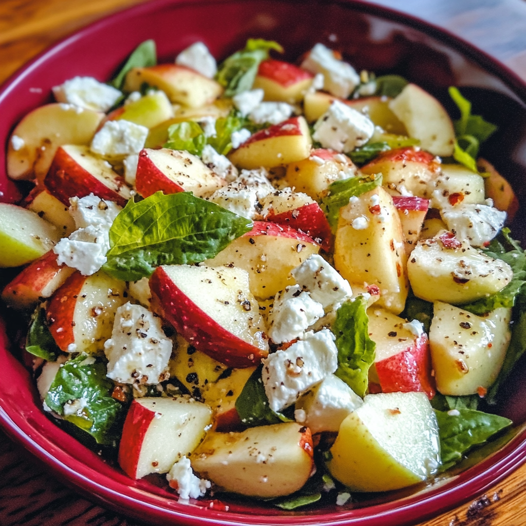 Apple and Feta Salad Recipe – Fresh, Crunchy, and Flavorful
