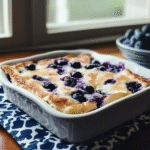 Blueberry Buttermilk Pancake Casserole | Easy Breakfast Bake