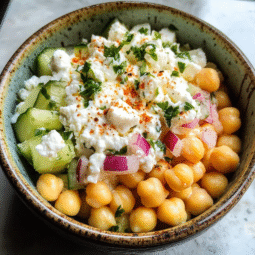 High-Protein Cottage Cheese and Chickpea Salad: Easy, Healthy & Delicious Recipe
