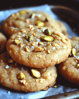 Salted Honey Pistachio Cookies – Soft, Chewy, and Sweet-Salty Perfection