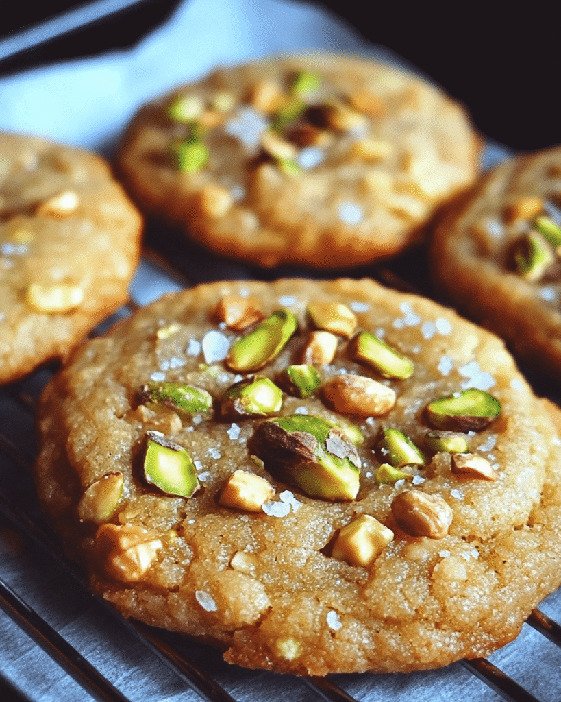 Salted Honey Pistachio Cookies – Soft, Chewy, and Sweet-Salty Perfection