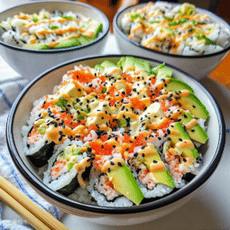 California Roll Sushi Bowl Recipe – Easy, Fresh & Customizable Sushi at Home