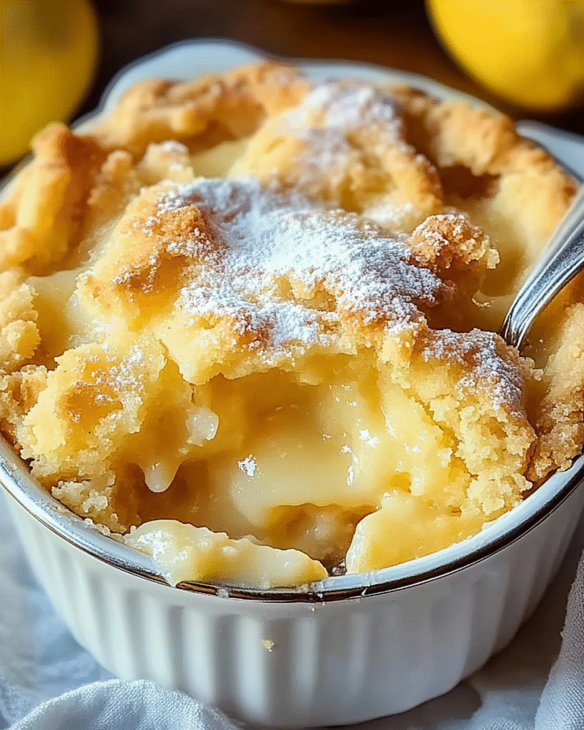Magic Lemon Cobbler Recipe – Easy Self-Crusting Lemon Dessert