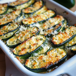 Crispy Baked Parmesan Zucchini Recipe – Healthy, Low-Carb & Delicious Side Dish