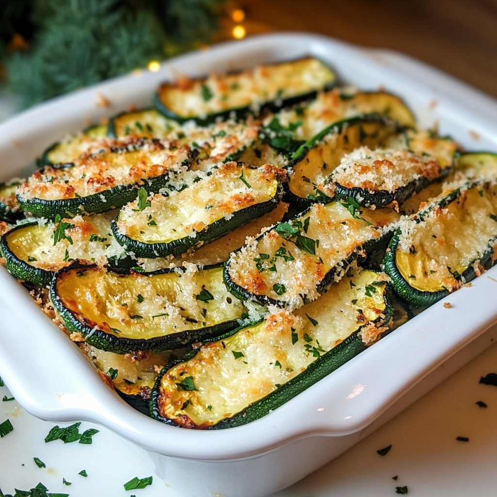 Crispy Baked Parmesan Zucchini Recipe – Healthy, Low-Carb & Delicious Side Dish