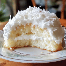 Coconut Cloud Cake Recipe – Light, Fluffy & Dreamy Coconut Dessert