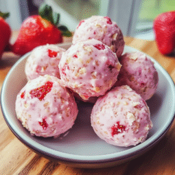 Strawberry Cheesecake Protein Balls – Easy No-Bake Snack Recipe