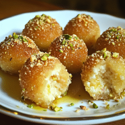 Ricotta Pistachio Honey Bites – Easy Elegant Dessert Recipe