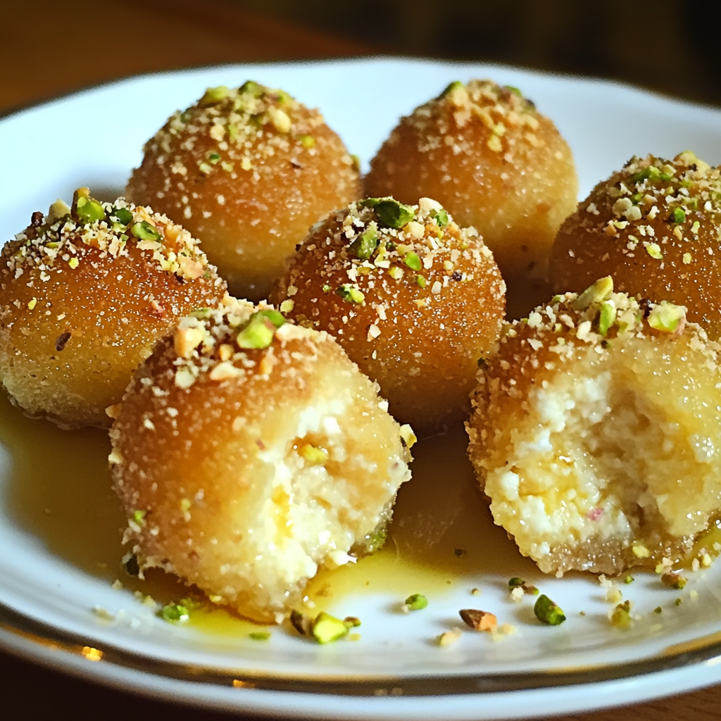Ricotta Pistachio Honey Bites – Easy Elegant Dessert Recipe