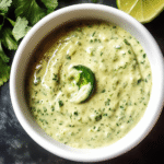 Creamy Cilantro Garlic Sauce With Jalapeños & Limes – Easy & Flavorful Recipe