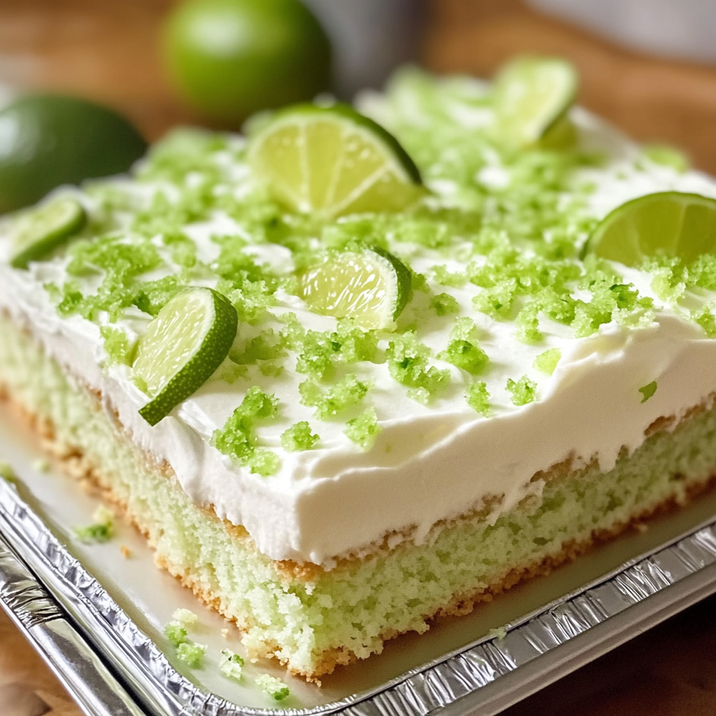 Key Lime Sheet Cake Recipe – Moist, Tangy & Easy to Make Dessert