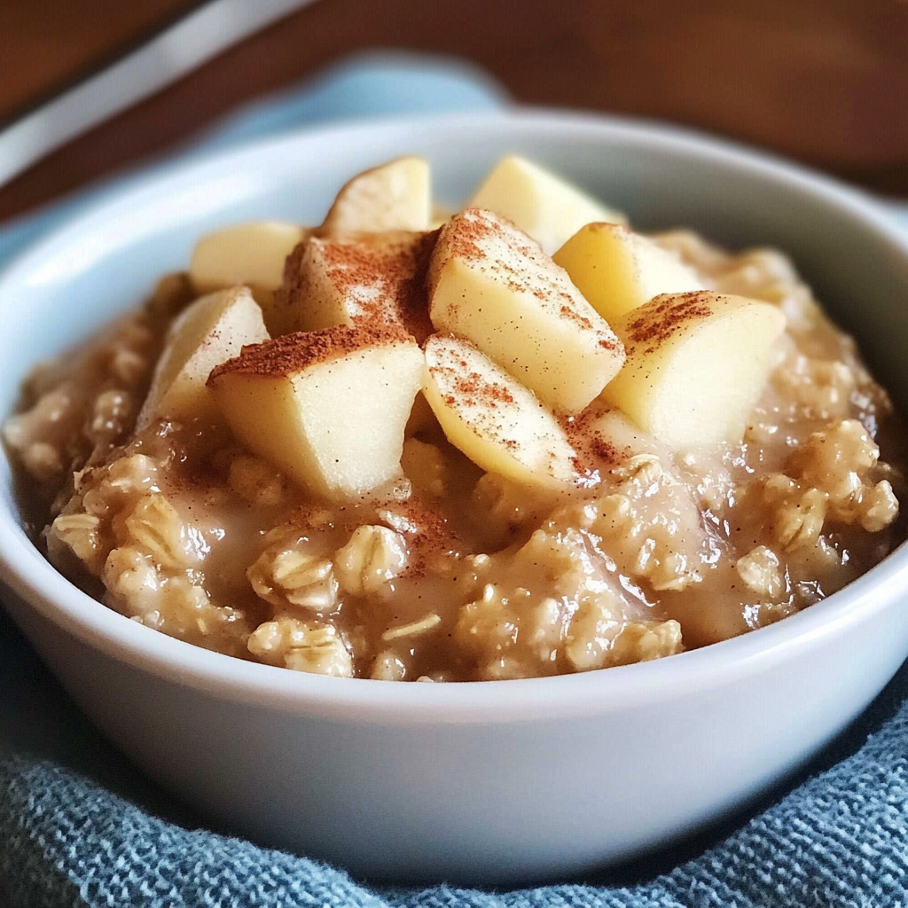 Amish Style Apple and Cinnamon Baked Oatmeal | Cozy, Healthy Breakfast Recipe