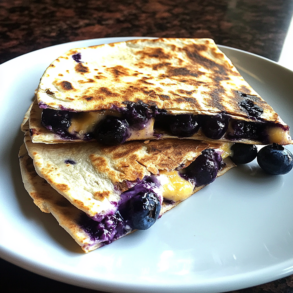 Blueberry Breakfast Quesadilla – Easy, Sweet & Crispy Morning Recipe