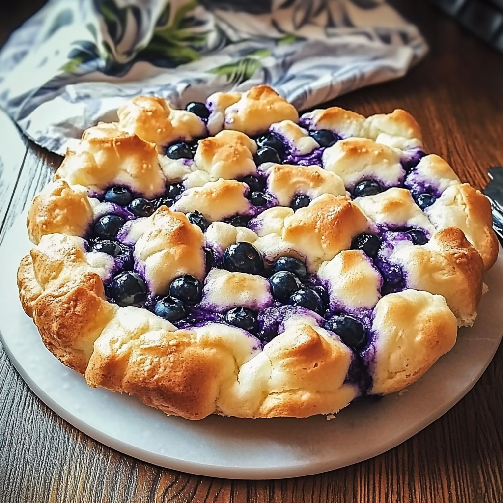 Cottage Cheese Blueberry Cloud Bread – Fluffy, Low-Carb & High-Protein Recipe