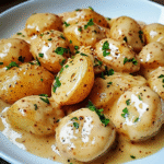 Creamy Garlic Sauce Baby Potatoes Recipe – Easy, Flavorful Side Dish