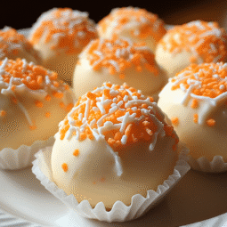 Orange Creamsicle Truffles – Easy No-Bake Citrus Dessert with White Chocolate