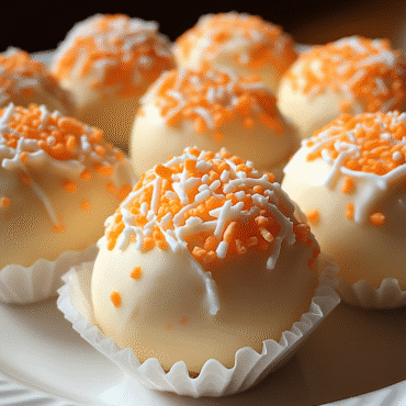 Orange Creamsicle Truffles – Easy No-Bake Citrus Dessert with White Chocolate