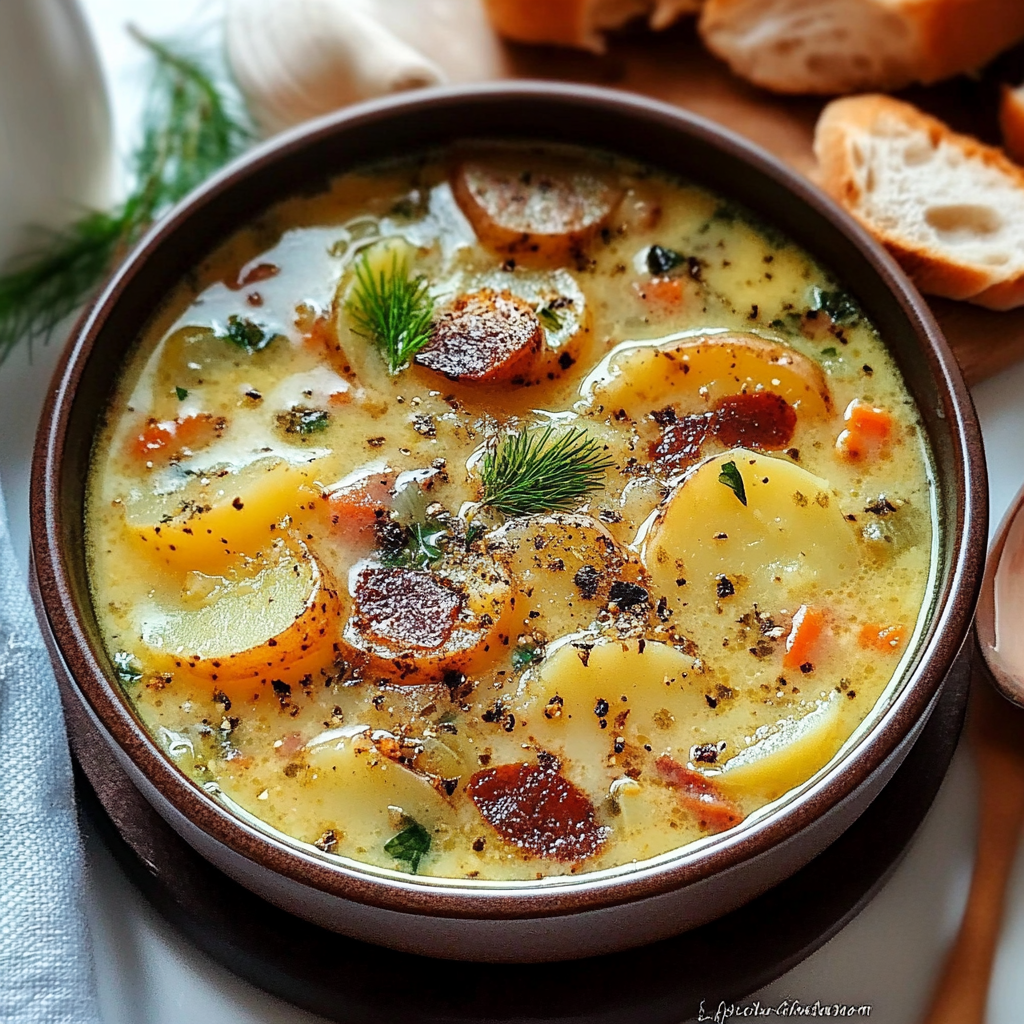 Authentic Polish Potato Soup (Zupa Ziemniaczana) – Creamy & Hearty Recipe