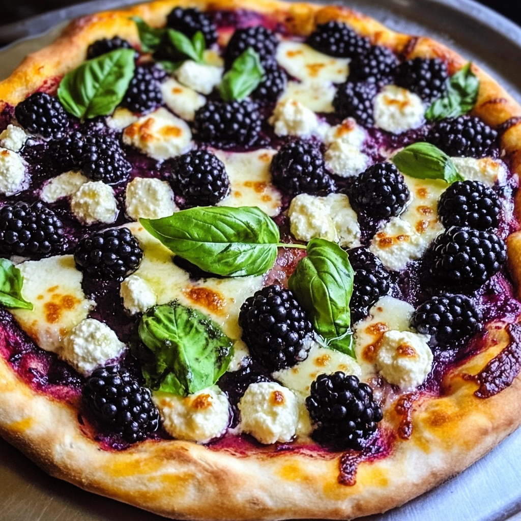 Blackberry Basil Ricotta Pizza: A Sweet and Savory Twist on Classic Pizza