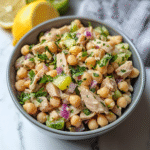 Tuna Garbanzo Bean Salad – High Protein, Healthy, and Easy Recipe