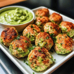 Baked Salmon Meatballs with Avocado Sauce: A Nutritious and Delicious Recipe