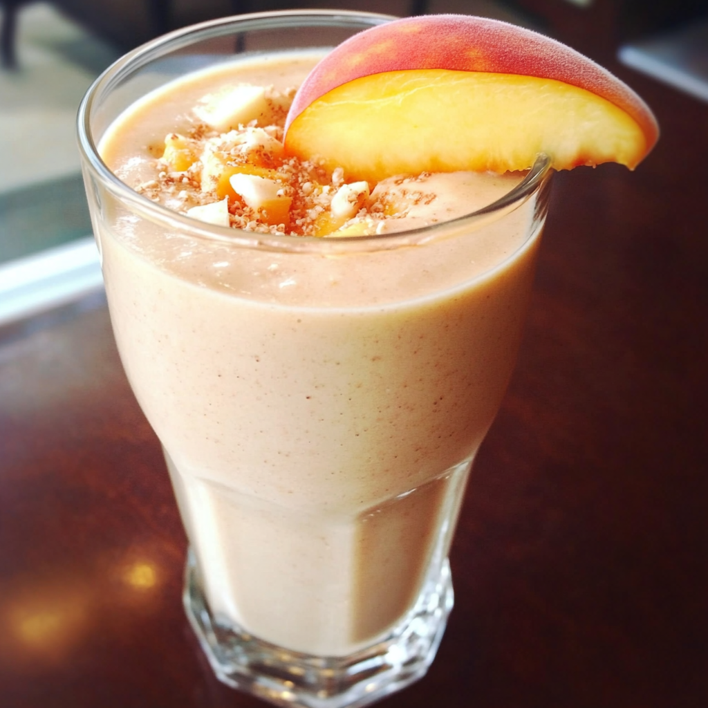 Creamy Peach Coconut Smoothie Recipe – Dairy-Free, Refreshing & Easy