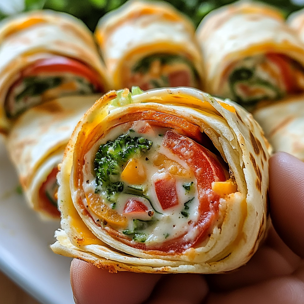 Vegetable Tortilla Roll Ups: Easy, Colorful, and Customizable Party Appetizer