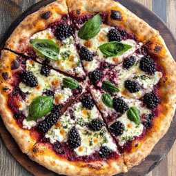 Blackberry Basil Ricotta Pizza: A Sweet and Savory Twist on Classic Pizza