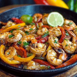 Easy Shrimp Fajitas Recipe – Flavorful, Fast & Better Than Takeout