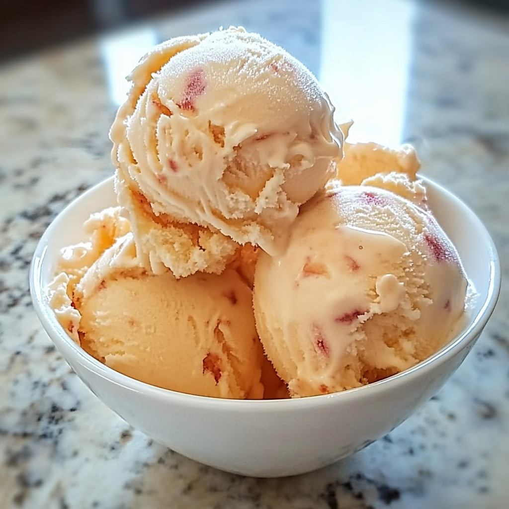Creamy Homemade Peach Ice Cream Recipe – Fresh, Easy, and Perfect for Summer